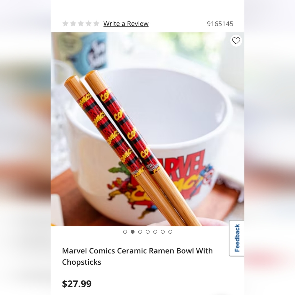 Marvel Ramen Bowl